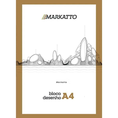 Bloco Desenho 150gr A4 C/20fls Markatto Fedrigoni